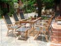 Bàn ăn ngoài trời mẫu 11 - Teak