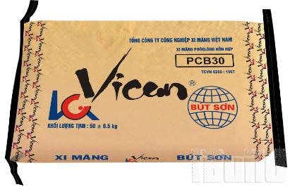 Xi măng Bút Sơn PCB30 (mặt trước)