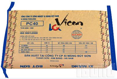 Xi măng Bút Sơn PC40 (mặt sau)