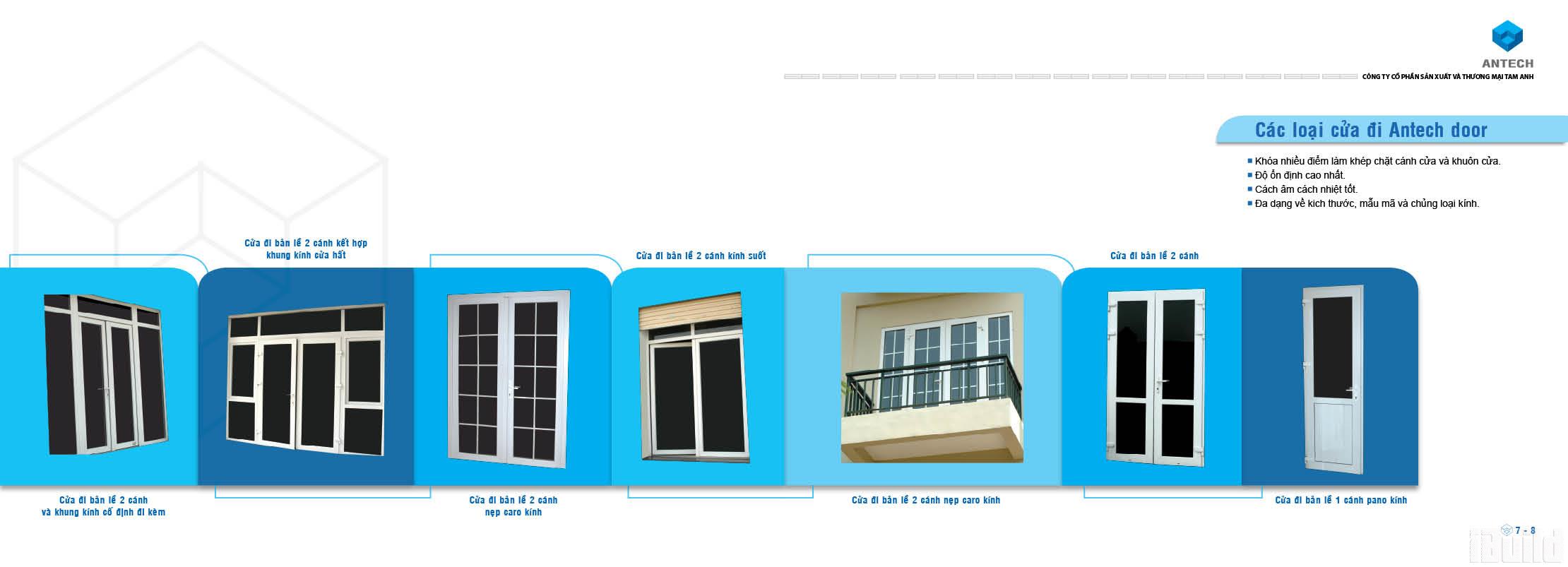 Các loại cửa ANTECH Door  03