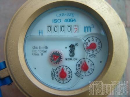 Đồng hồ đo nước lạnh MERLION LXS-32E cấp B, thân gang, cơ, đa tia