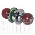 Khóa tay nắm tròn gỗ nâu