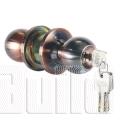 Khóa tay nắm tròn inox nâu