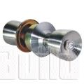 Khóa tay nắm tròn inox trắng mờ - ly