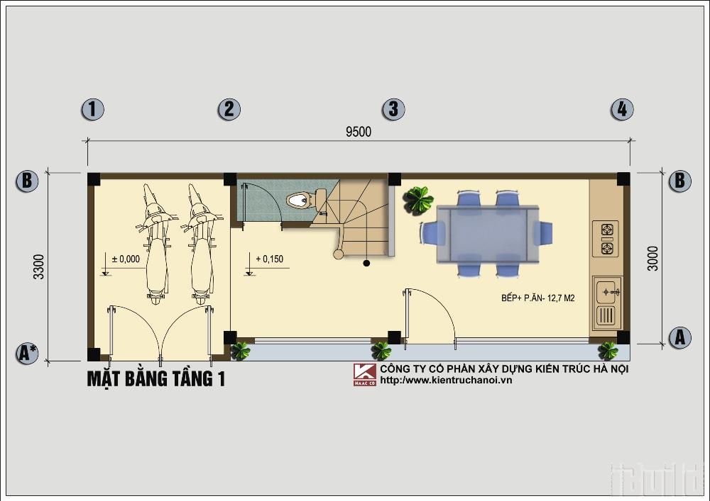 Tư vấn kiến trúc nhà cô Thanh - Láng Hạ - Hà Nội