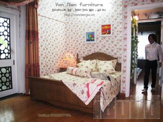 Phòng ngủ Series Victoria - gỗ sồi Mỹ