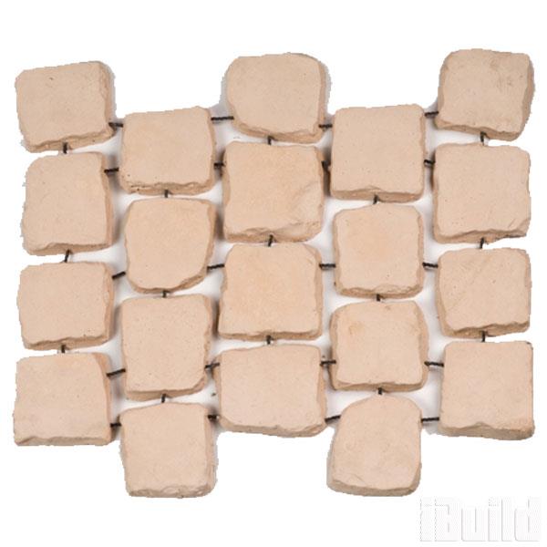 Đá Cubic vỉ hồng phấn (500x450x20) mm