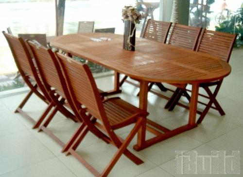 Bộ bàn ghế Oval Milan Set