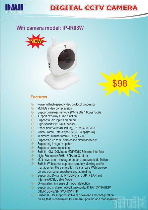 Camera IP hồng ngoại Wifi