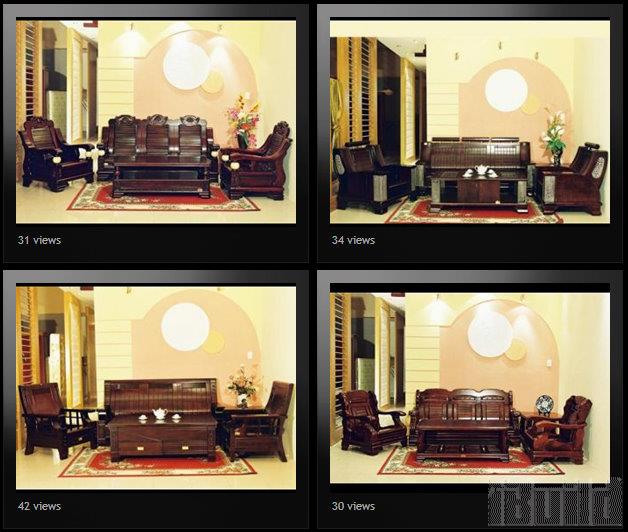 Bàn ghế gỗ cao cấp -02