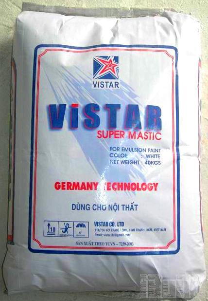 Bột mastic nội thất Vistar thế hệ mới