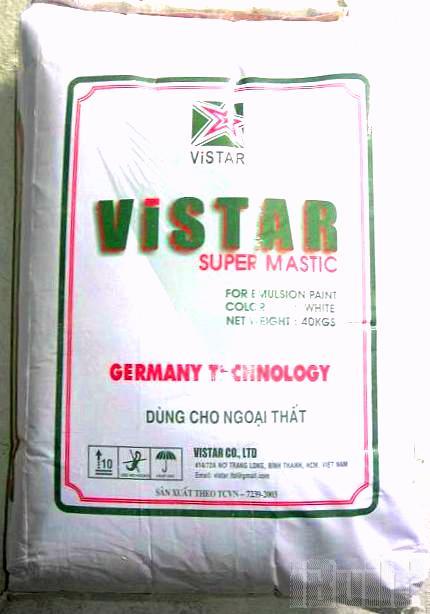 Bột mastic ngoại thất Vistar thế hệ mới