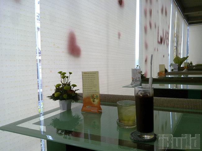 Rèm cuốn vải trang trí
