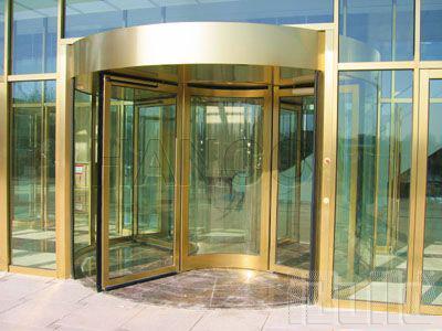 Của xoay cửa tự động bằng inox cao cấp.