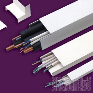 Máng ghen luồn dây điện có nắp 60x22 Vanlock