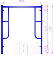 Dàn giáo Vĩnh Lợi - Khung 1m2 có đầu nối