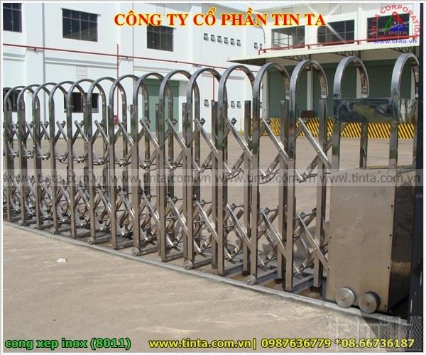 Cổng xếp tự động
