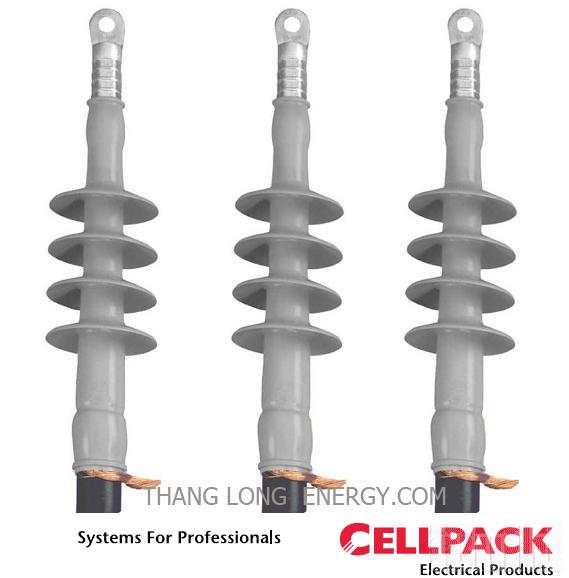 Đầu cáp ngầm trung thế 24kV, 36kV Cellpack- Germany
