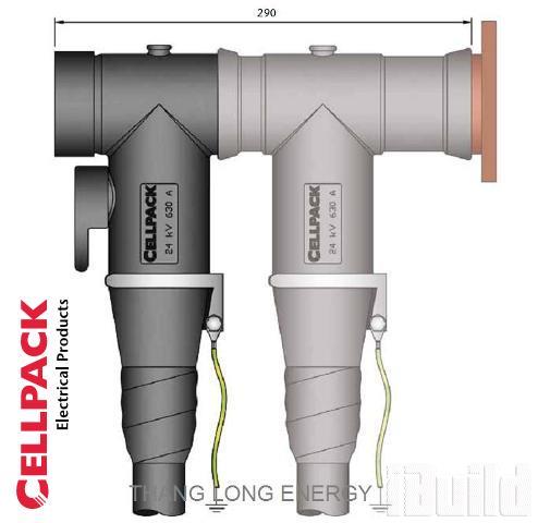 Đầu cáp T-plug loại mở rộng 630A 24kV, 36kV