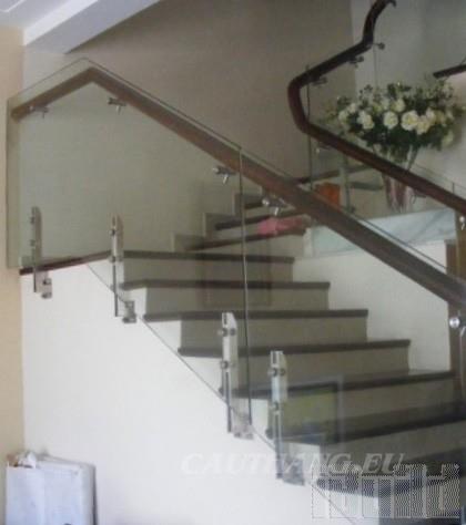 Lan can kính cầu thang kính An Phát LCK-AP3