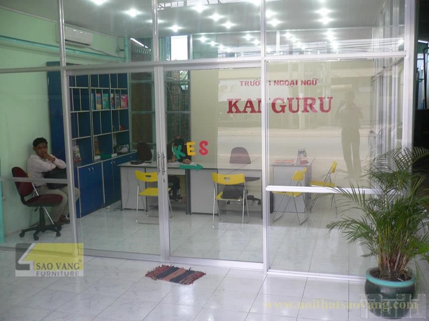 Vách ngăn nhôm kính