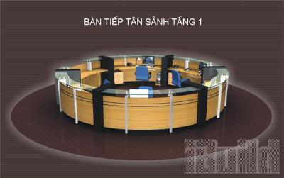 Quầy Tiếp Tân Q004