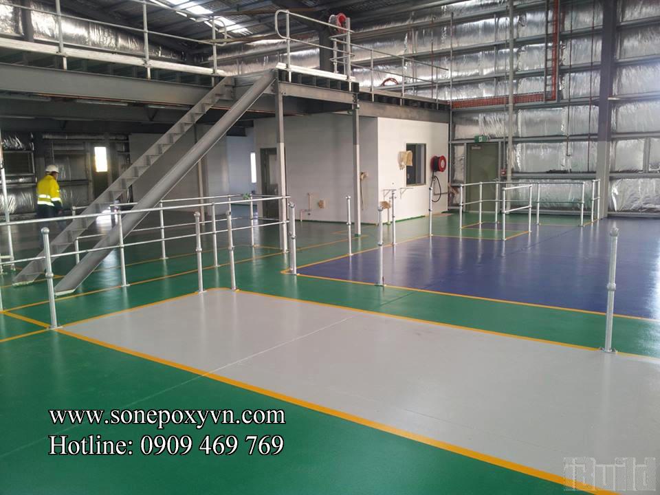 Sơn nền xưởng, sơn công nghiệp giá rẻ