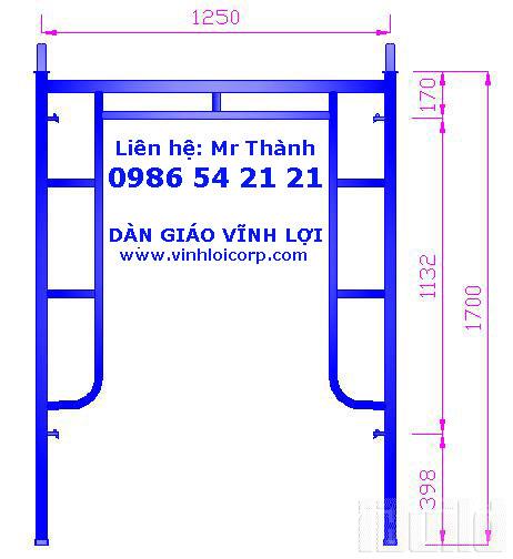 Hệ chống sàn CUPLOCK - Dàn giáo chống sàn