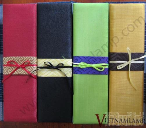 Hộp đũa vải lụa, hộp đũa vải gấm - Làm quà tặng