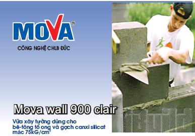 VỮA XÂY NHẸ MOVA MÁC 75# - WALL 900 CLAIR
