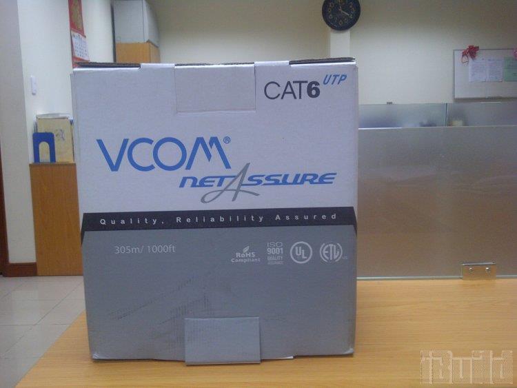 Cáp mạng VCOM Cat 5E, Cat 6 UTP 305m