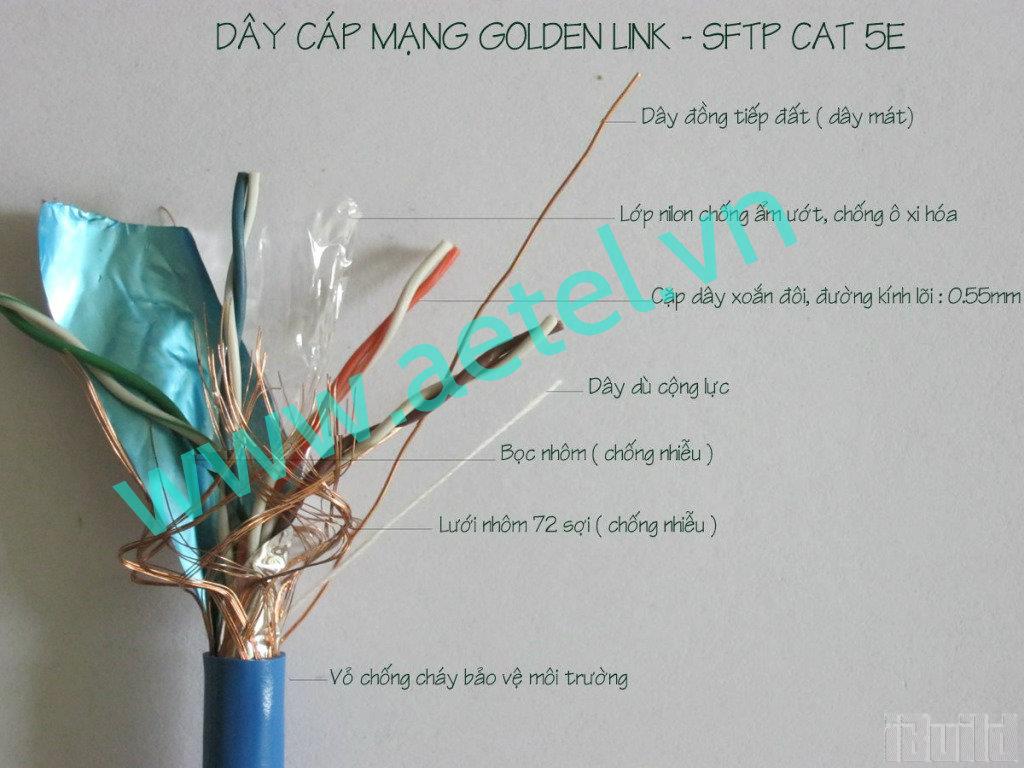 Cáp mạng LAN Golden Link (Japan) Cat6e