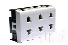 Ổ cắm ba 2 chấu 10A